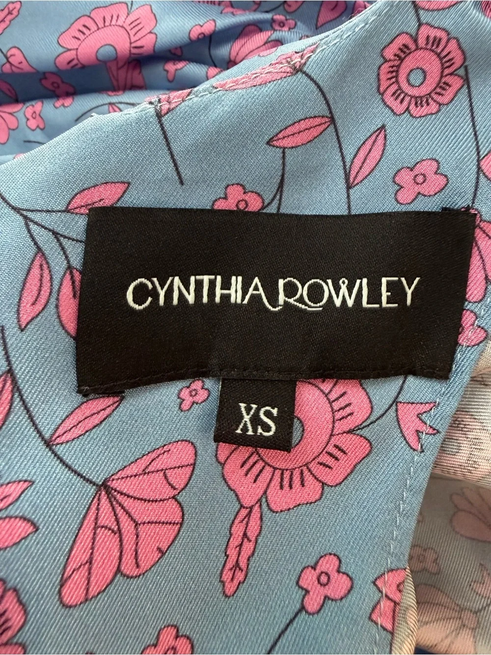 Cynthia Rowley Rosalyn Smocked Silk Twill Dress   Size XS - Picture 7 of 8